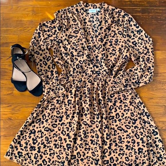 VERO MODA Leopard Dress - Picture 1 of 7